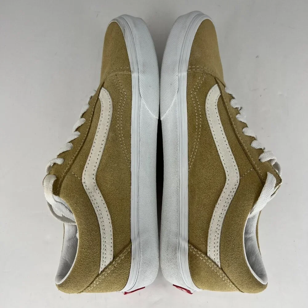 Vans Unisex 507452 Khaki Moonbeam Suede Old Skool Low Top Size 6M 7.5W Sneakers